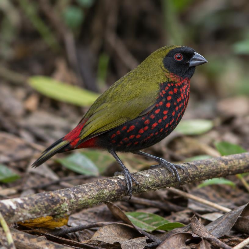 Green-backed Twinspot
